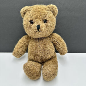 Vintage 1988 Applause Bravo JEFFREY BEAR Brown Teddy Plush Toy Item 12145